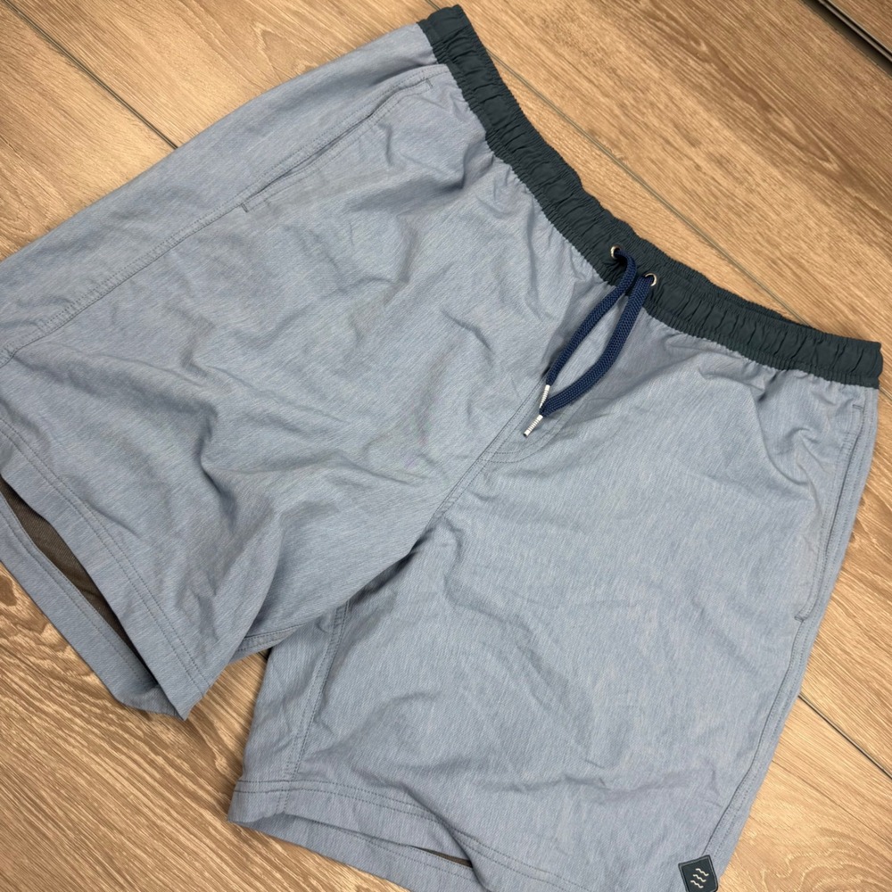 Free Fly Mens Lined Bamboo Charcoal Hybrid Shorts Blue XXL
